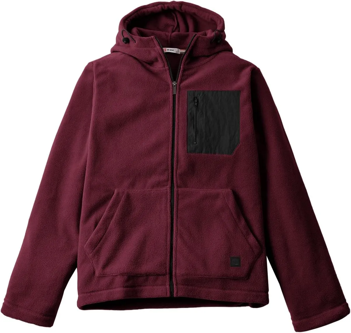 H2H Mens Casual Slim Fit Zip-up Fleece Jackets Active Winter Jackets Thermal