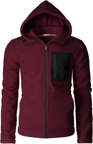 H2H Mens Casual Slim Fit Zip-up Fleece Jackets Active Winter Jackets Thermal