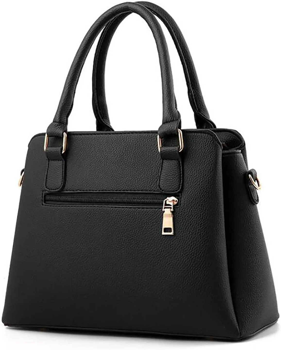 Handbags for Womens PU Leather Zipper Tote Bag Purse Roomy Crossbody Fashion Top Handle Satchel Messenger Shoulder Bags