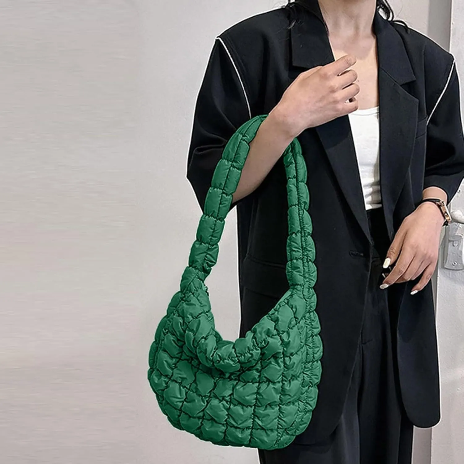Handbags for Womens Soft Cloud Shoulder Purse Satchel Bags Roomy Capacity Fashion Waterproof Hobo Tote Bag
