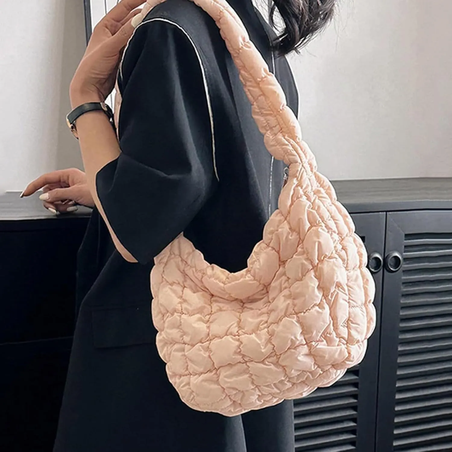Handbags for Womens Soft Cloud Shoulder Purse Satchel Bags Roomy Capacity Fashion Waterproof Hobo Tote Bag