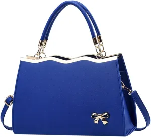 Handbags for Womens Top Handle Shoulder Purse Satchel PU Leather Fashion Bags Roomy Zipper Tote Bag