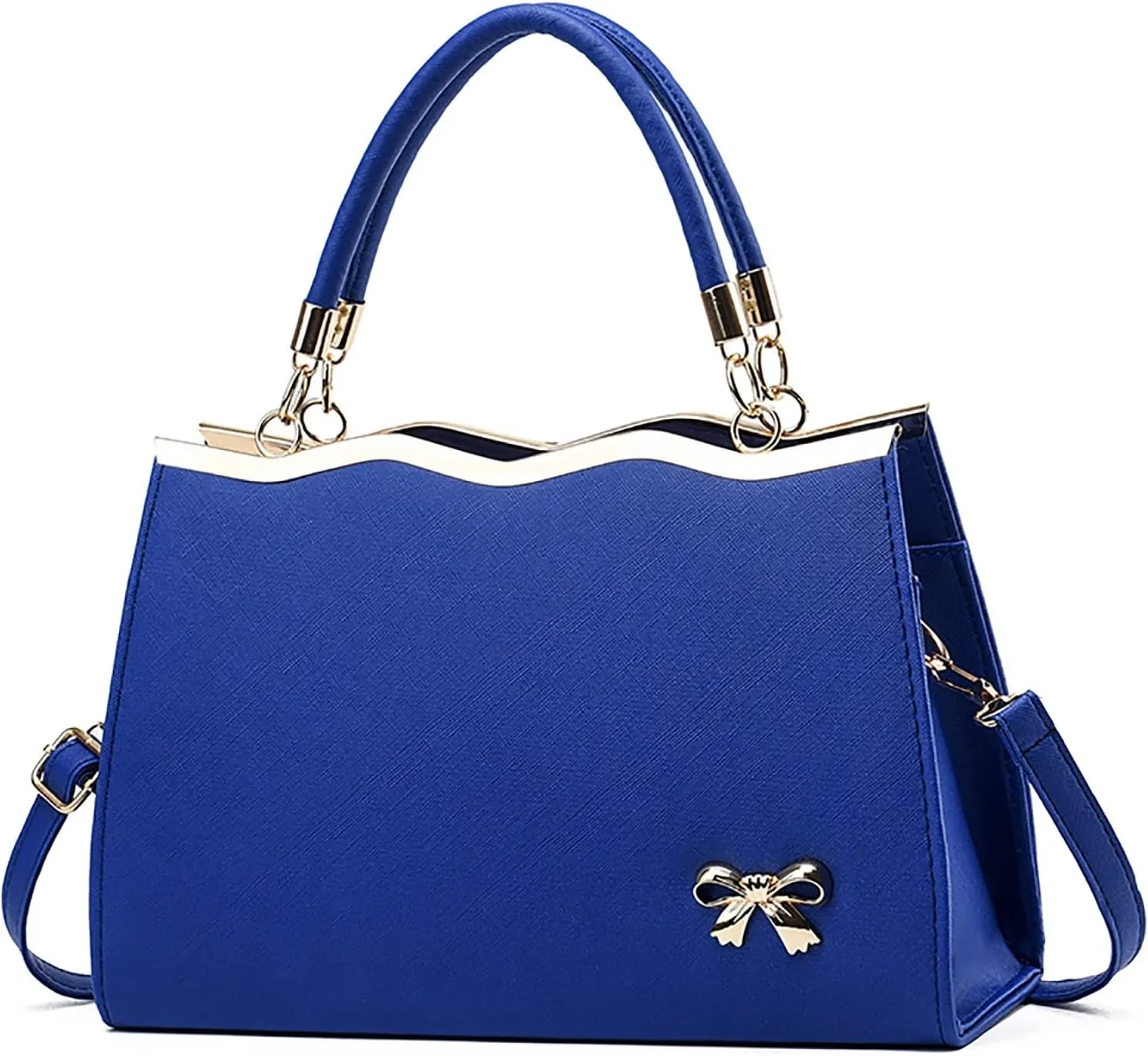 Handbags for Womens Top Handle Shoulder Purse Satchel PU Leather Fashion Bags Roomy Zipper Tote Bag