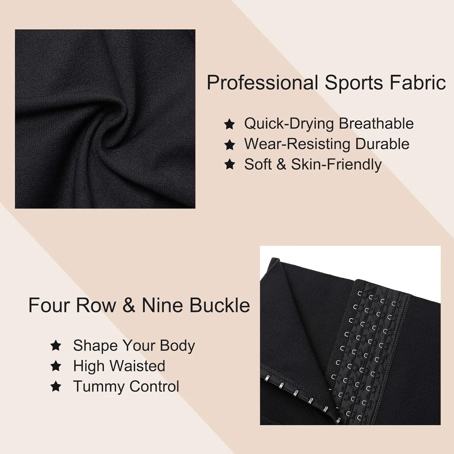 High Waist Corset Leggings for Women Waist Trainer Tummy Control Yoga Pants with Adjustable Waist Belt