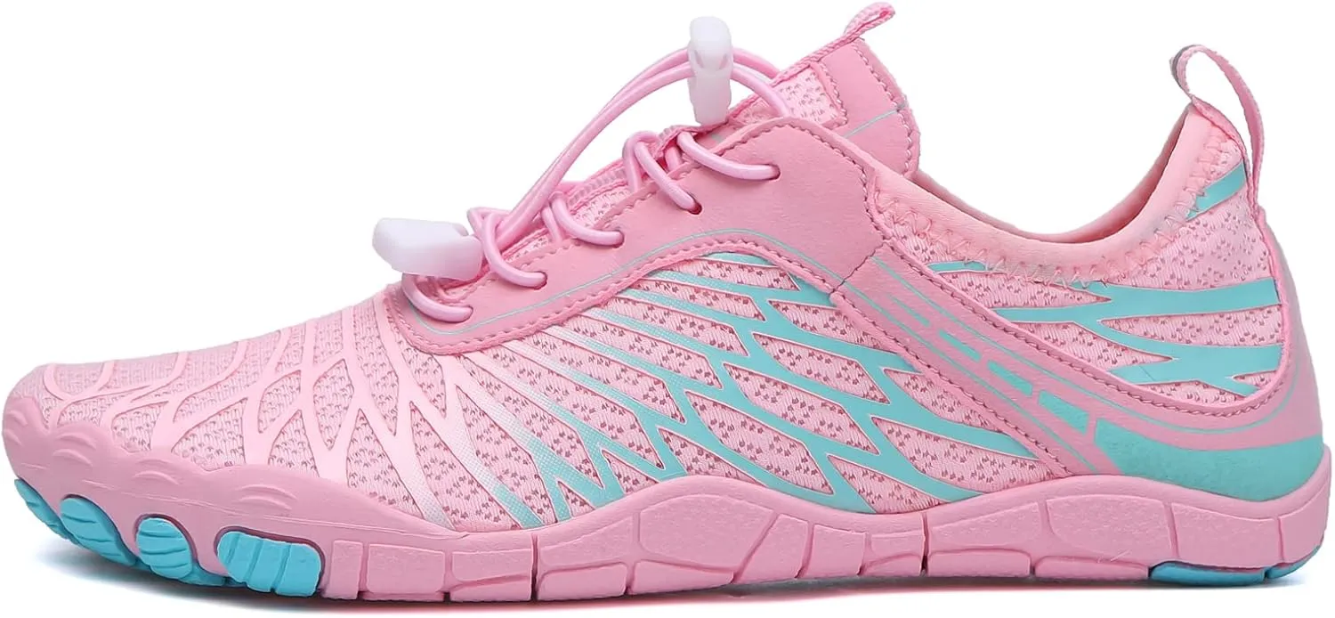 Hike Barefoot Shoes for Women Men Breathable & Non-Slip Athletic Footwear Wide Toe Water Shoes