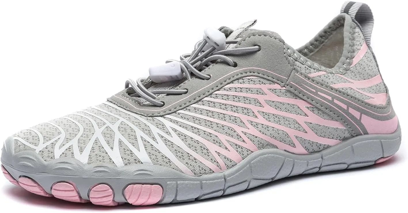 Hike Barefoot Shoes for Women Men Breathable & Non-Slip Athletic Footwear Wide Toe Water Shoes