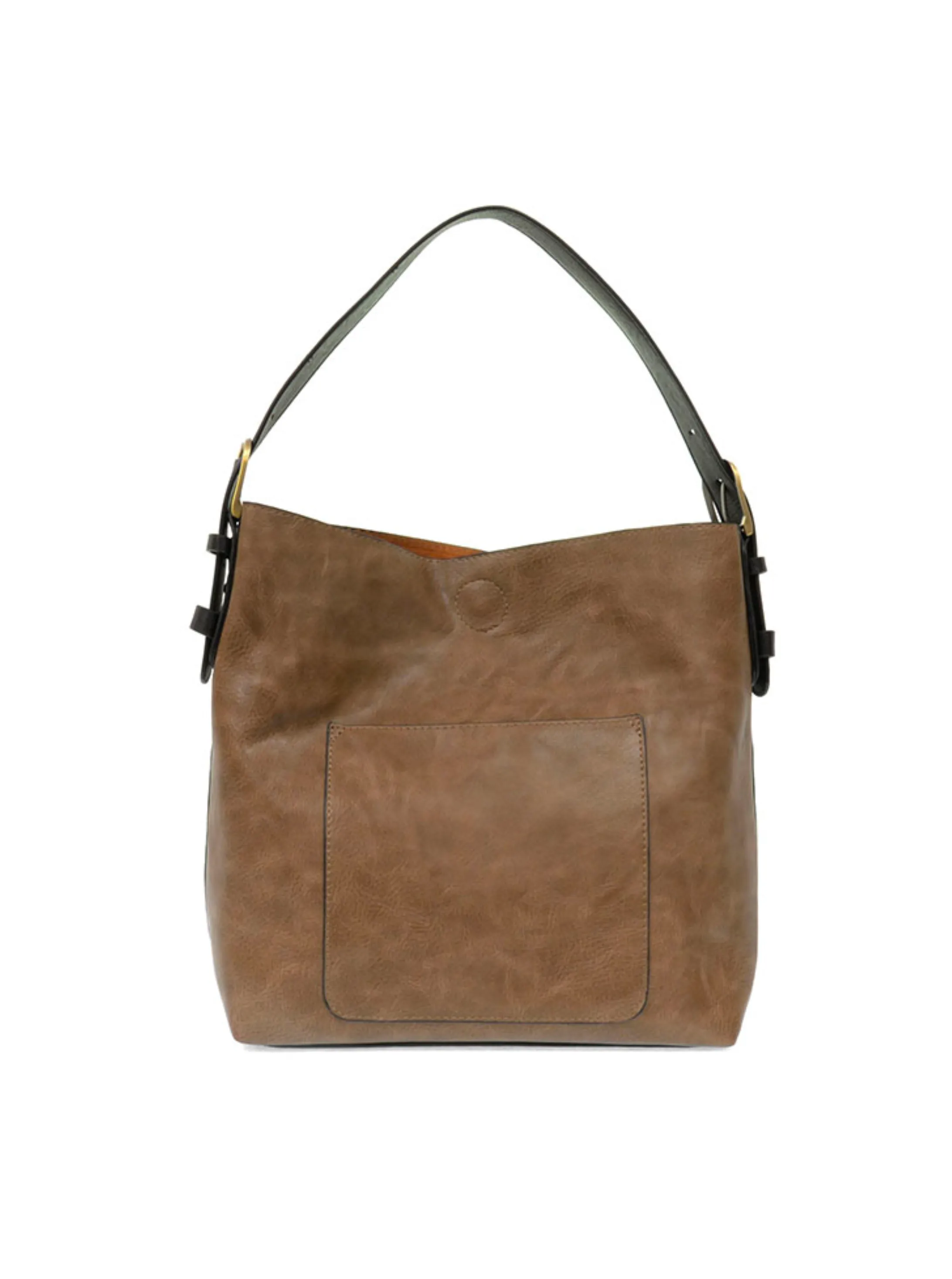 Hobo Black Handle Handbag [Cocoa-L8008]