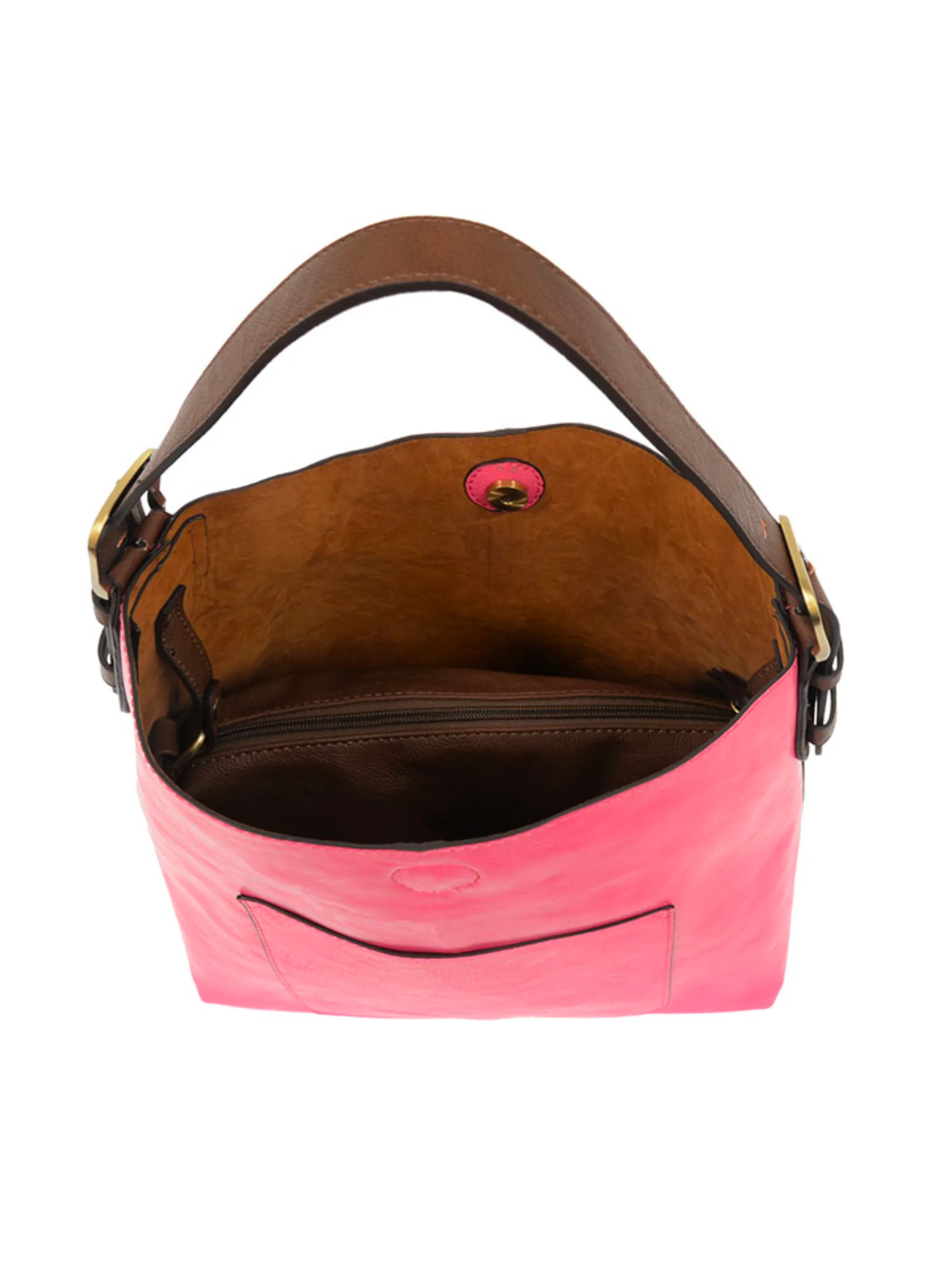 Hobo Coffee Handle Handbag [ChaCha Pink-L8008]