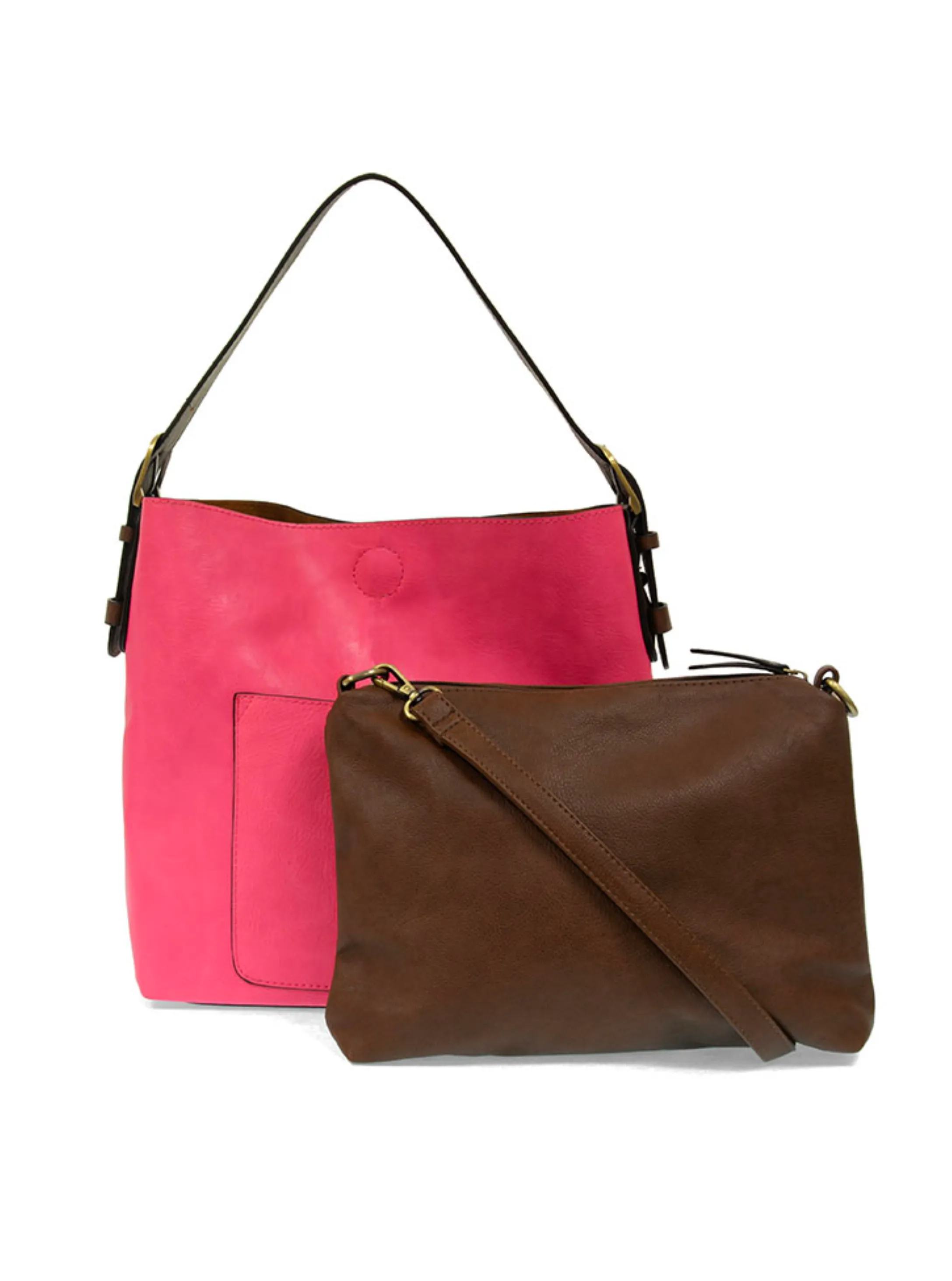 Hobo Coffee Handle Handbag [ChaCha Pink-L8008]