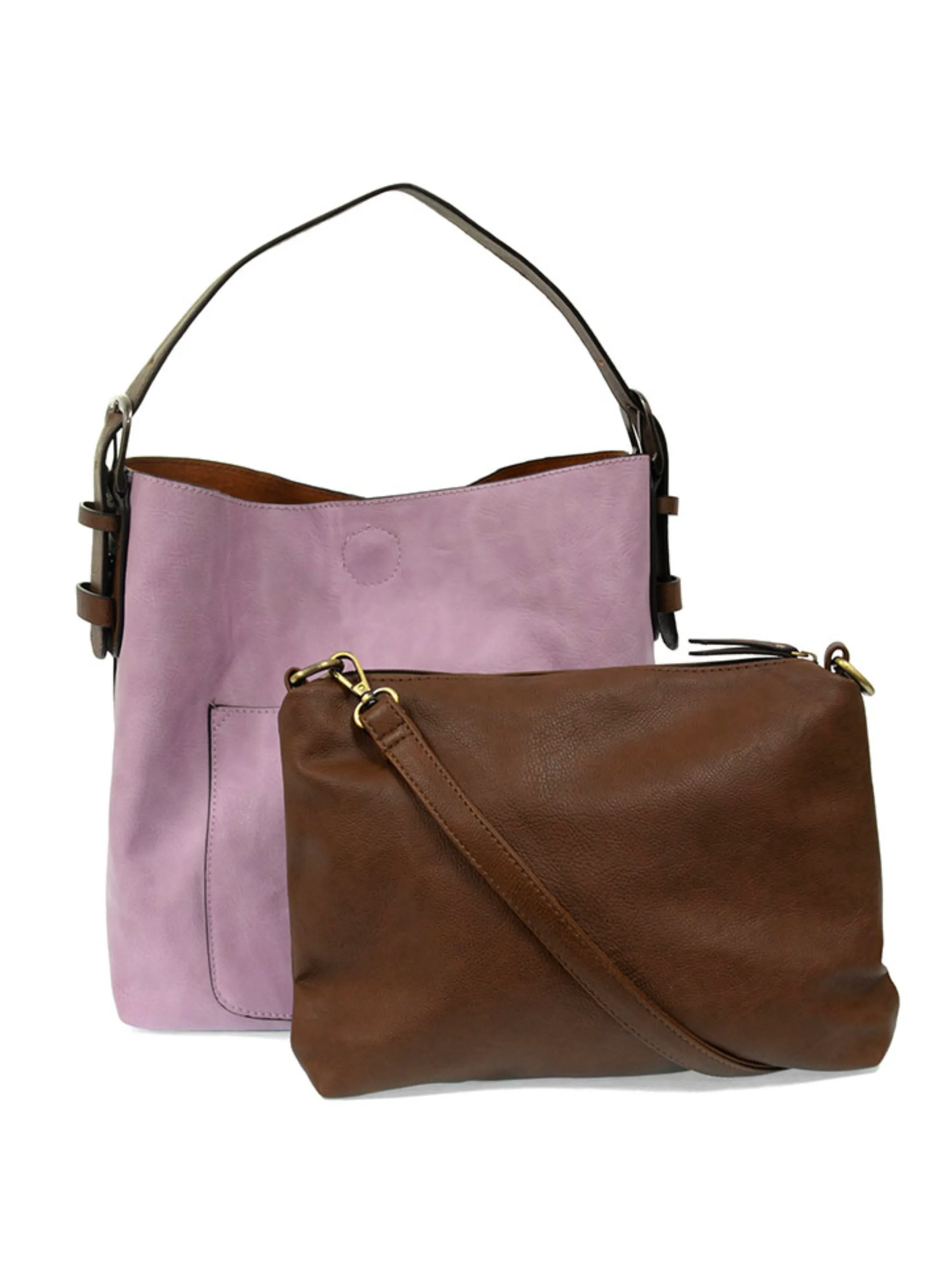 Hobo Coffee Handle Handbag [Soft Purple-L8008]