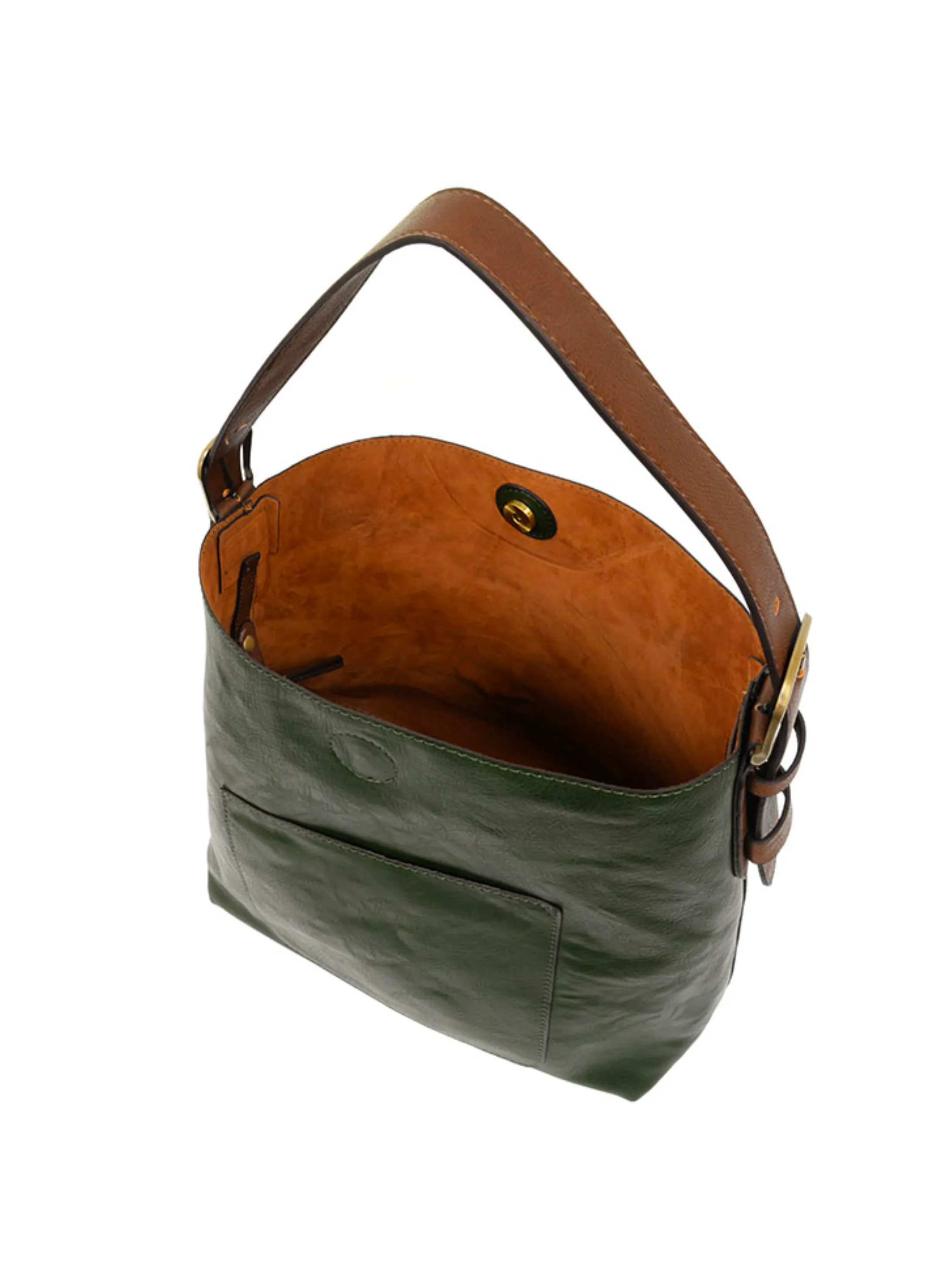 Hobo Handle Coffee Handbag [Pine-L8008]