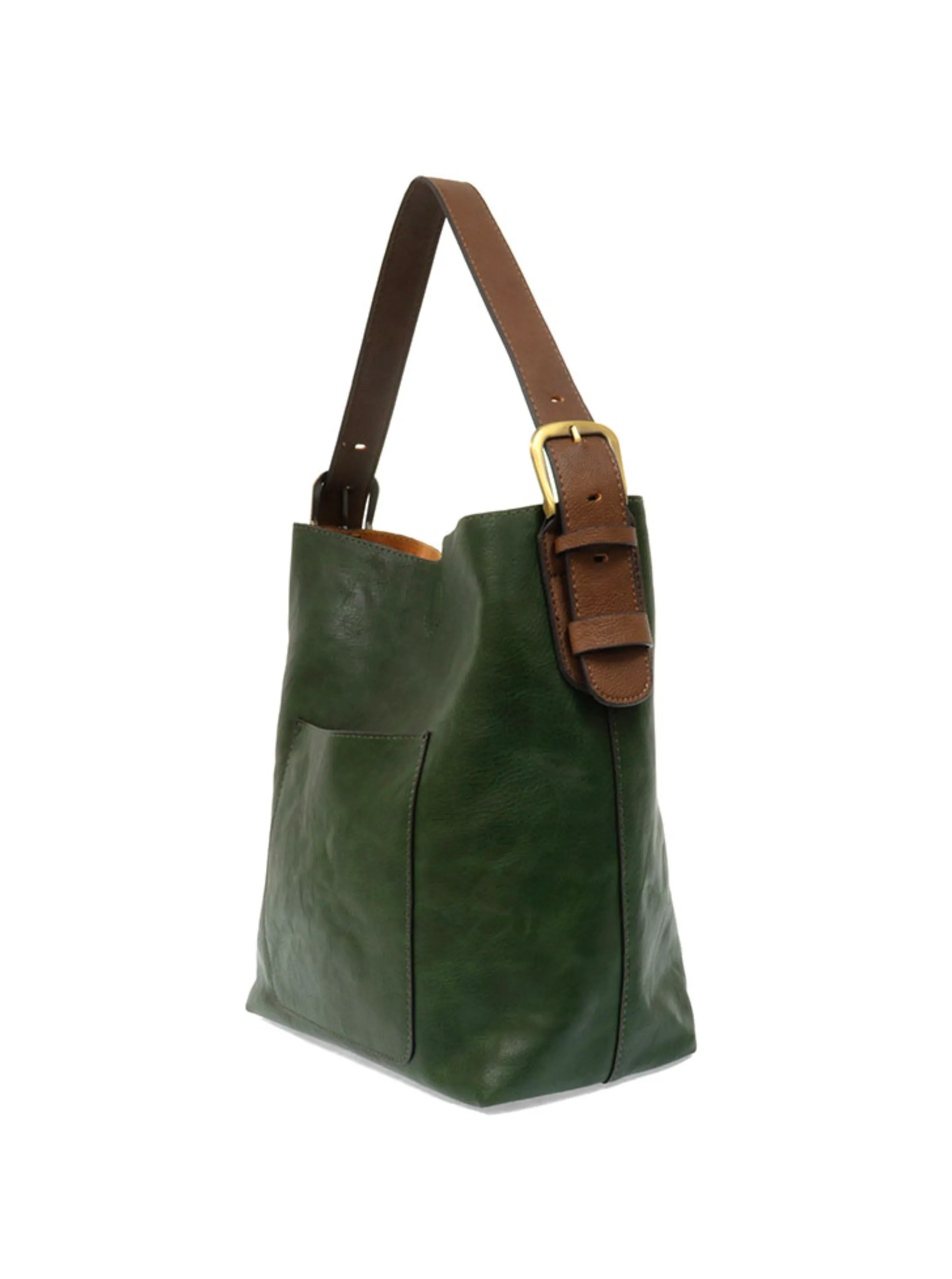 Hobo Handle Coffee Handbag [Pine-L8008]