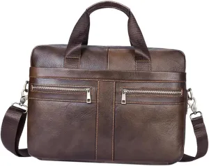 HOMSFOU Men Shoulder Bag Men Briefcase Business Man Shoulder Bag Men Handbag Large Capacity Shoulder Bag Black