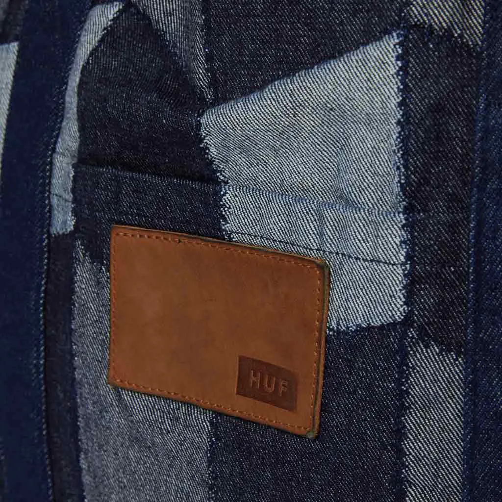 HUF PATCHWORK DENIM TOTE - DENIM