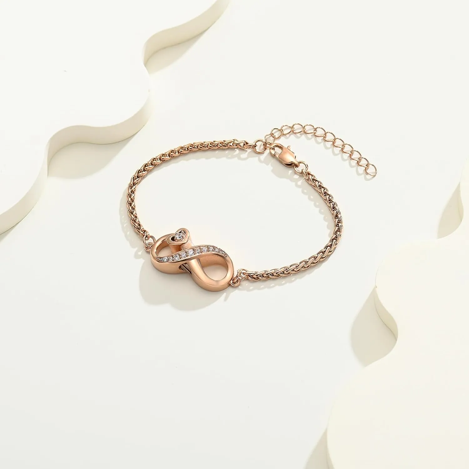 Infinity Urn Bracelet for Women Men Forever Love Cremation Jewelry for Ashes Link Bracelet Keepsake Memorial Urn Lockets for Human Ashes Urn Bangle Bracelet Jewellery