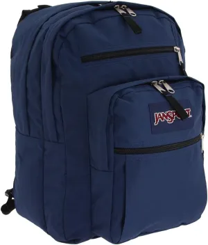 JanSport Big Laptop Backpack for College - Computer Bag with 2 Compartments, Ergonomic Shoulder Straps, 15 Laptop Sleeve, Haul Handle - Book Rucksack, Navy