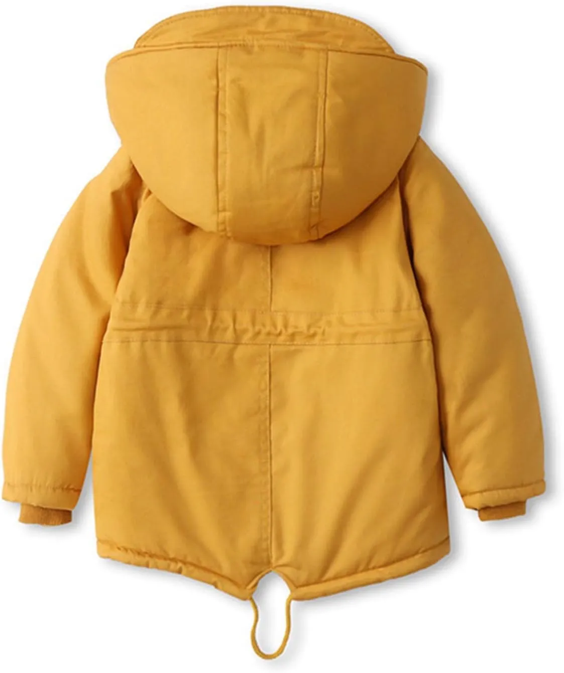 Kids Boys Girls Winter Coat Sherpa Fleece Lined Full Zipper Jacket Puffy Cotton Thickened Hooded Outdoor Down Coats