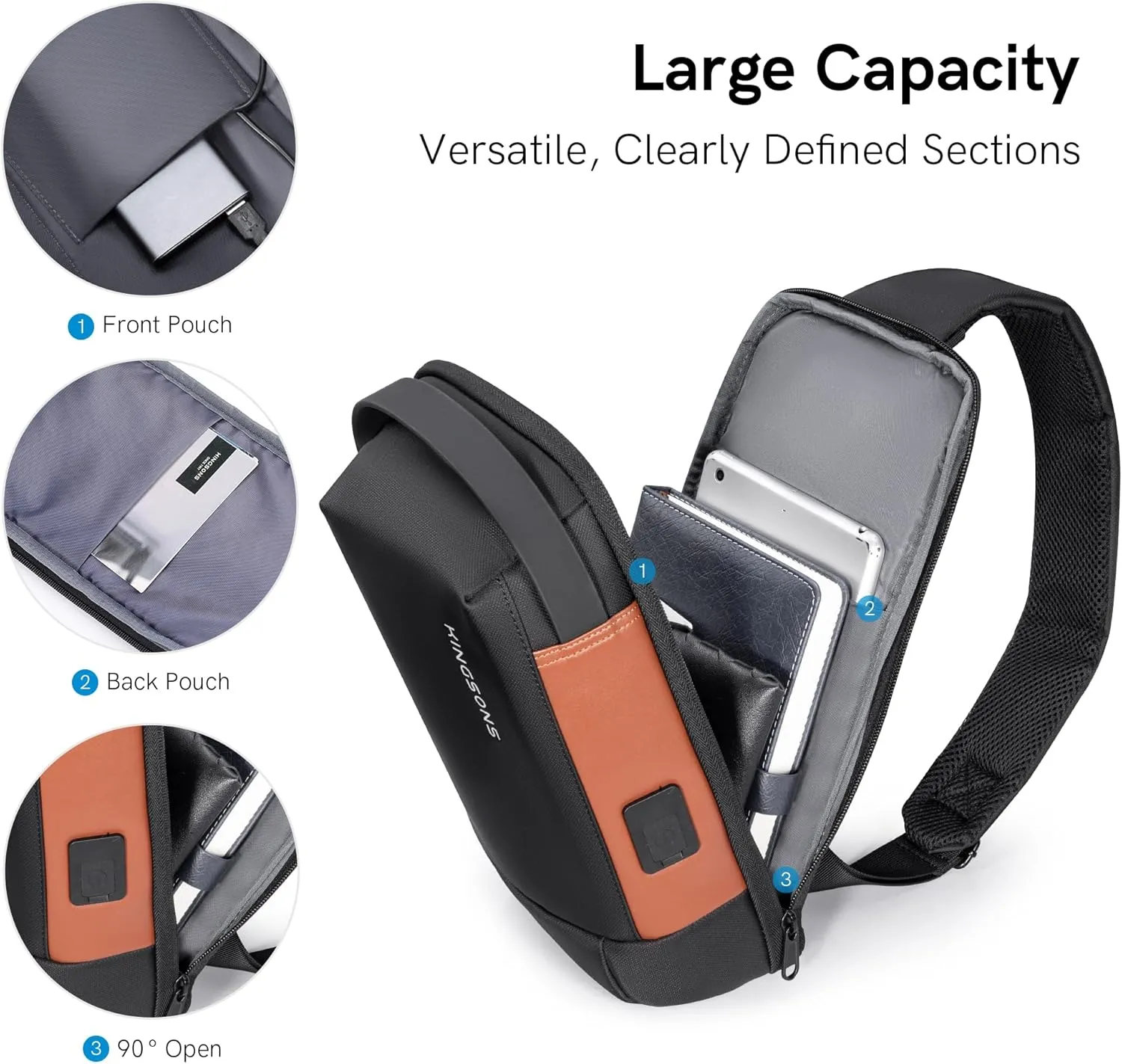 Kingsons Sling Backpacks
