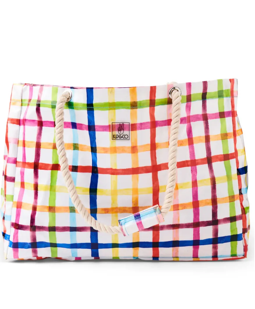 Kip&Co Carry All  Beach Bag - Picnic Check