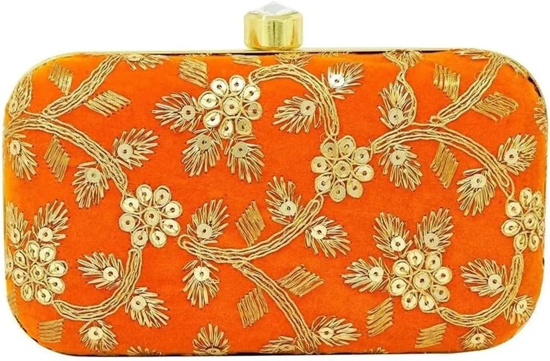 KUMKUM FASHIONS Clutch Purse for Women Evening Bags | Handbags for Wedding | Women's Handbags | Clutches | Wedding Gifts