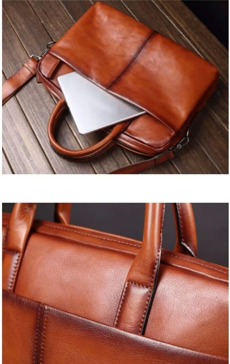Laptop Bags Briefcases Men's Genuine Leather Shoulder Bags Handbags Messenger Bags Luggage Bags Totes