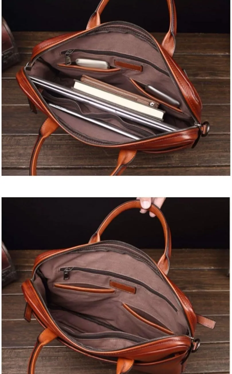 Laptop Bags Briefcases Men's Genuine Leather Shoulder Bags Handbags Messenger Bags Luggage Bags Totes