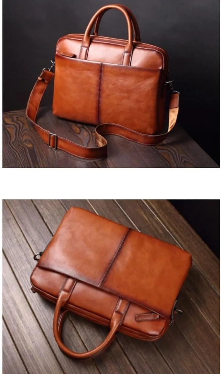 Laptop Bags Briefcases Men's Genuine Leather Shoulder Bags Handbags Messenger Bags Luggage Bags Totes