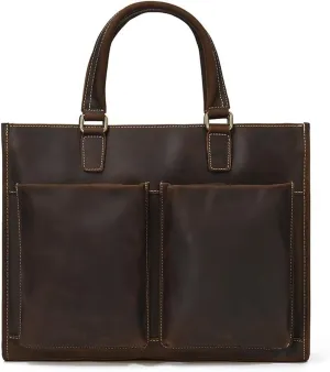 Laptop Bags Briefcases Men's Genuine Leather Shoulder Bags Messenger Bags Handbags Casual Daypacks Totes