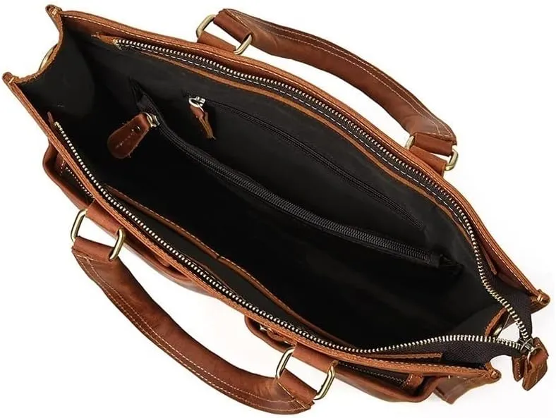 Laptop Bags Briefcases Men's Genuine Leather Shoulder Bags Messenger Bags Handbags Casual Daypacks Totes