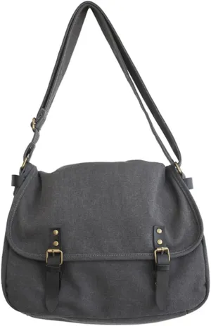 Large Capacity Messenger Bag Canvas Shoulder Bag Vintage Cross Body Shoulder Satchel