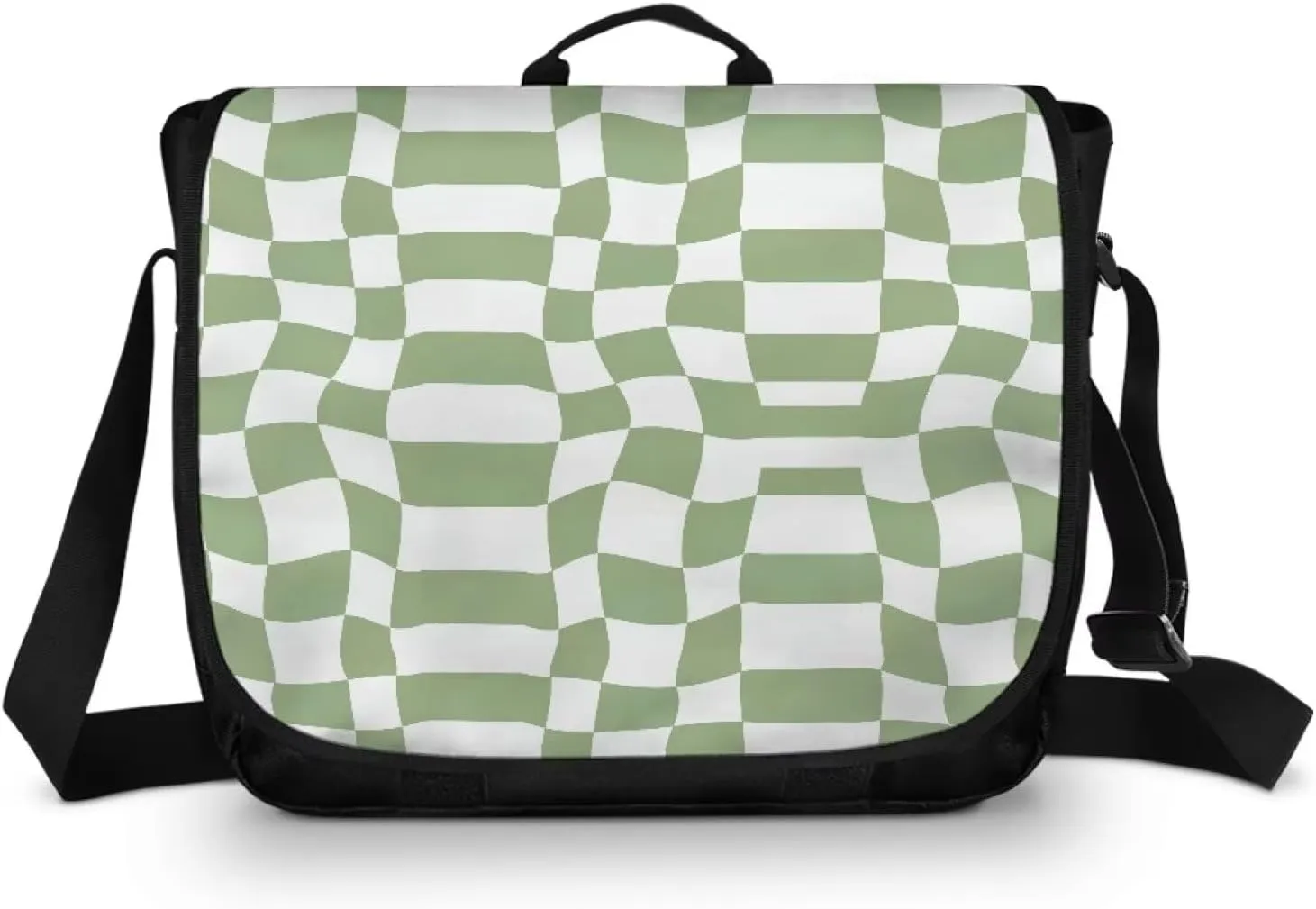 Large Crossbody Bag, Messenger bag with Adjustable Shoulder Strap Flapover Shoulder Bag Multi-Pocket