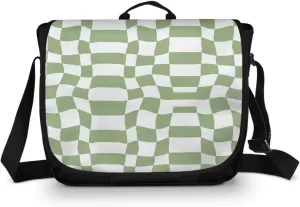 Large Crossbody Bag, Messenger bag with Adjustable Shoulder Strap Flapover Shoulder Bag Multi-Pocket