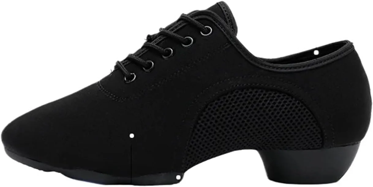 Latin Dance Shoes Men 1pair/Set Men Women Standard Ballroom Tango Latin Dance Shoes Canvas Jazz Dancing Soft Indoor Shoes