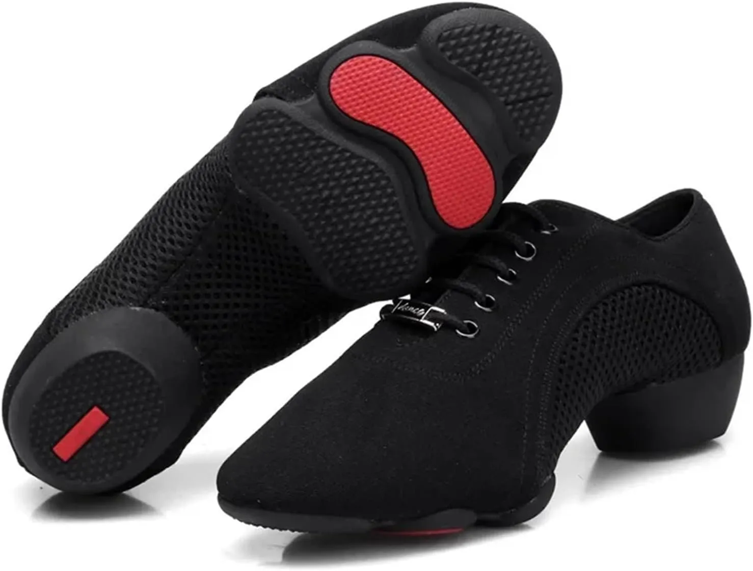 Latin Dance Shoes Men Adult Men Women Low Heel Teacher Shoe Latin Dancing Body Shape Training Cha-Cha Dance Shoes Breath Sneakers