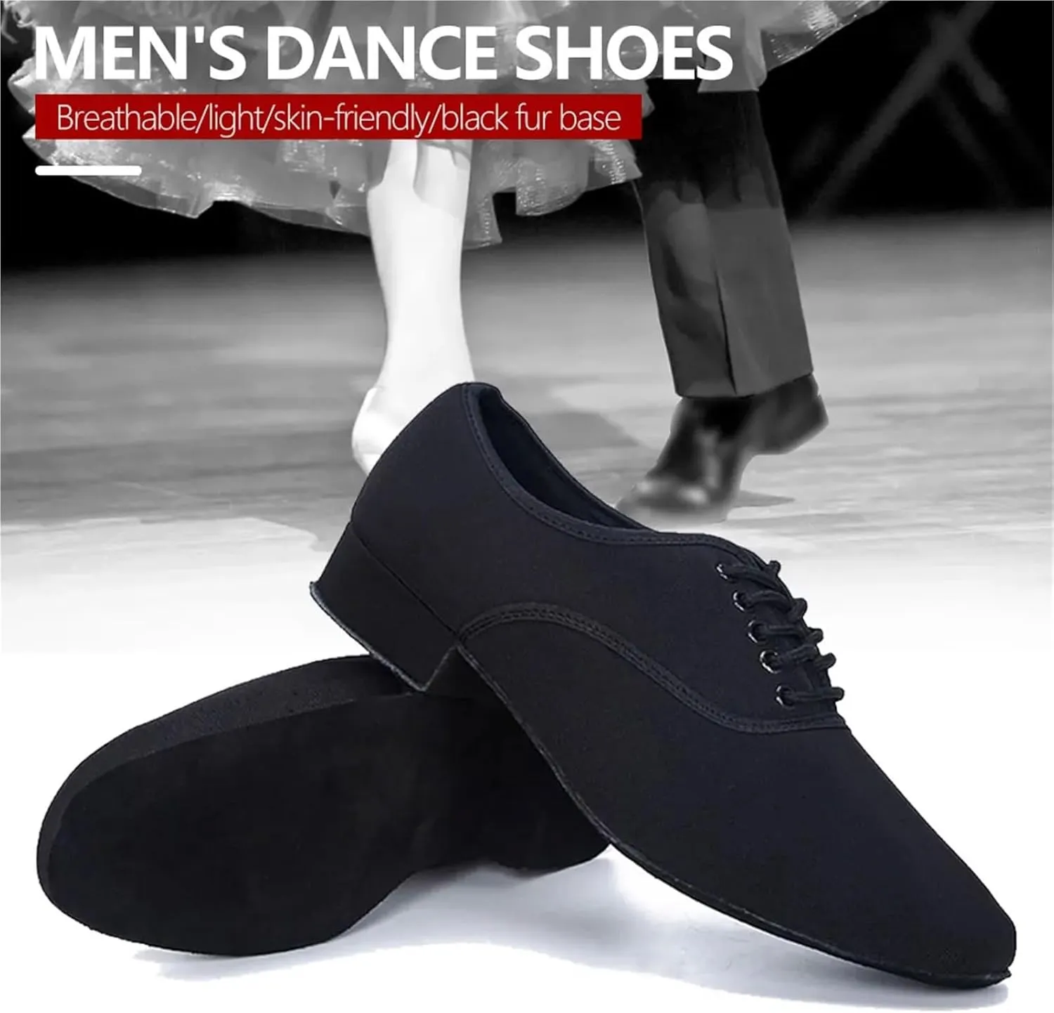 Latin Dance Shoes Men Men Professional Black Oxford Upper Latin Salsa Shoe Modern Jazz Sneaker for Low Heel Tango Ballroom Dance Shoes
