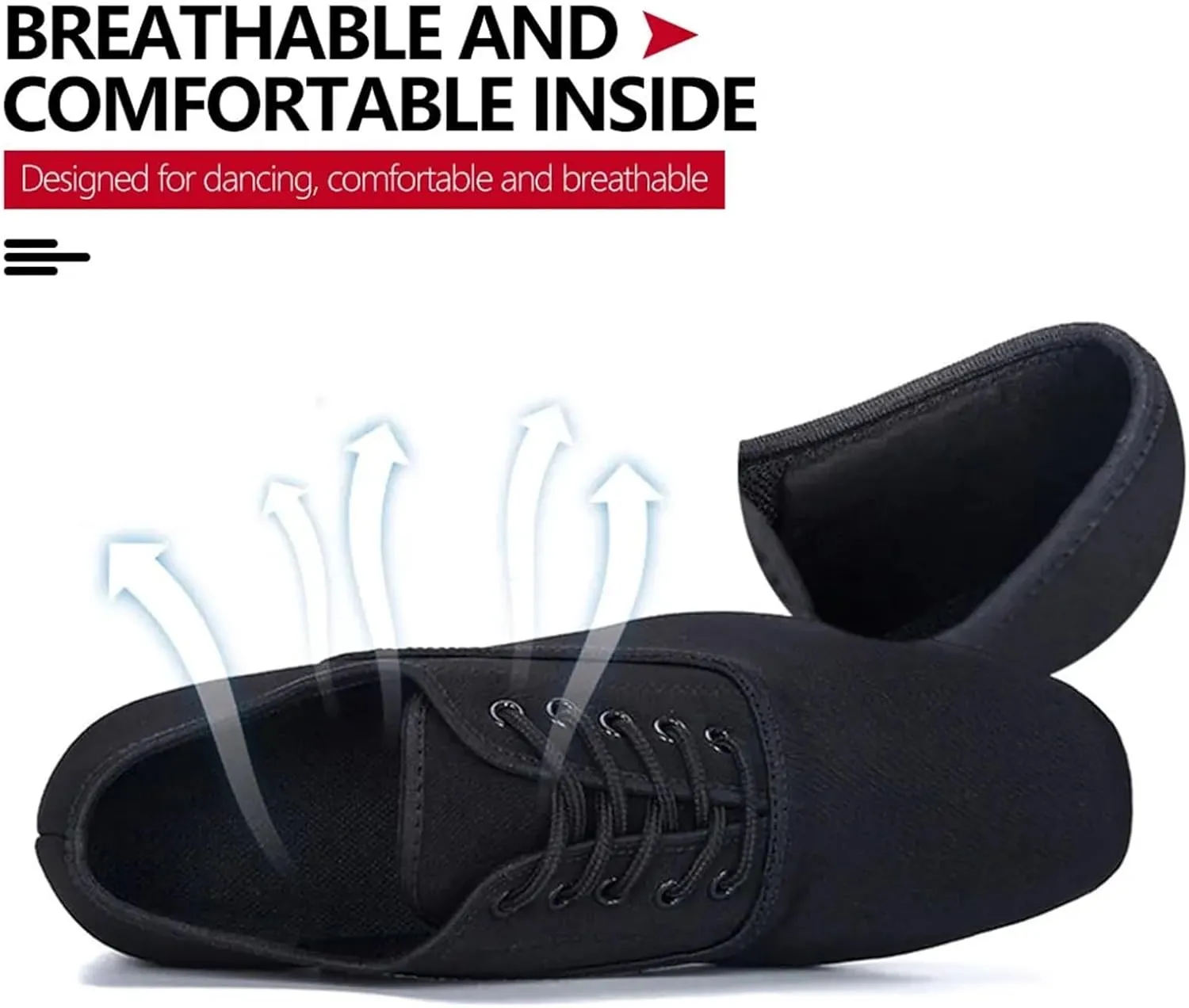 Latin Dance Shoes Men Men Professional Black Oxford Upper Latin Salsa Shoe Modern Jazz Sneaker for Low Heel Tango Ballroom Dance Shoes