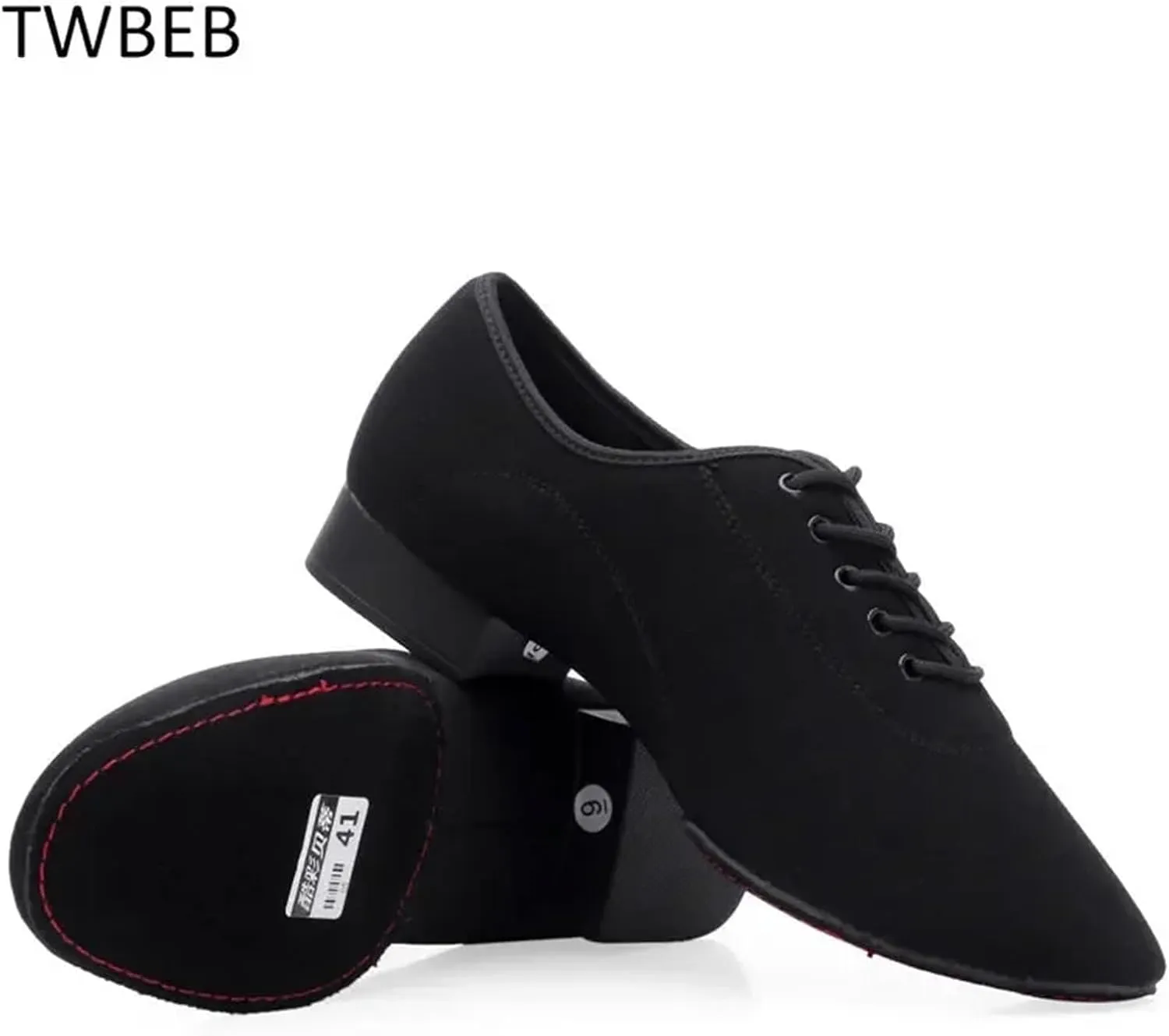 Latin Dance Shoes Men Men's Ballroom Latin Dance Shoes Jazz Shoes Sneakers for Men Low Heel Professional Practice Dancing Shoes
