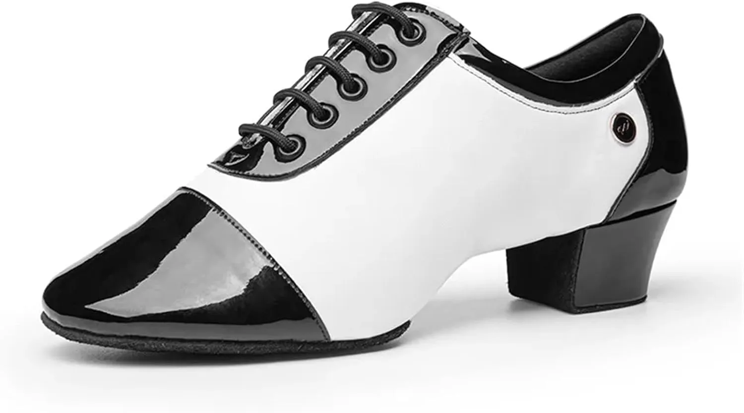Latin Dance Shoes Men Modern Men's Ballroom Tango Latin Dance Shoe Man Split Indoor Soft Sole Black White Dance Shoes
