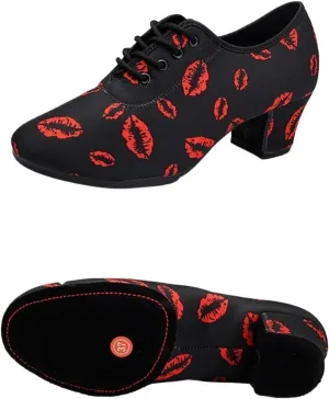 Latin Dance Shoes Men Soft Sole Unisex Dance Shoes for Men Women Girls Ballroom Dancing Modern Tango Jazz Performance Practise Salsa Shoes