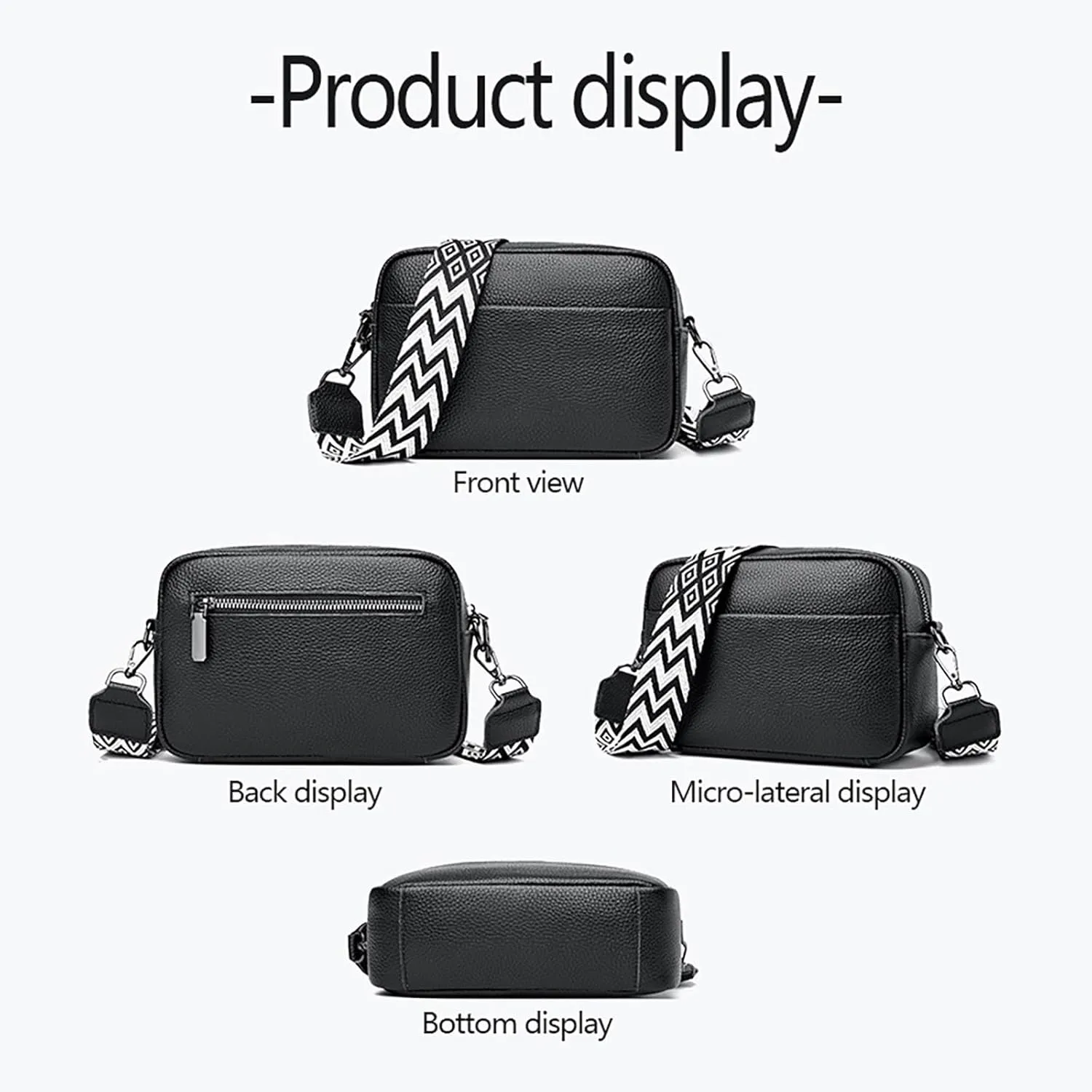 Leather Bags for Women Faux PU Leather Shoulder Bag Casual Fashion Slouchy Satchel Work Travel Crossbody Purse