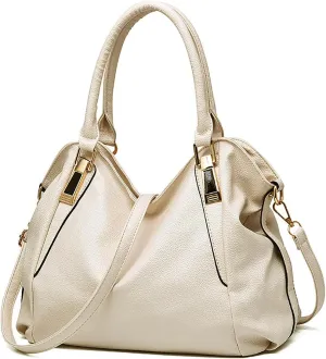 Leather Crossbody Bags for Women Shoulder Tote Bags Top Handle Satchel Bag Medium Size Purse for Women