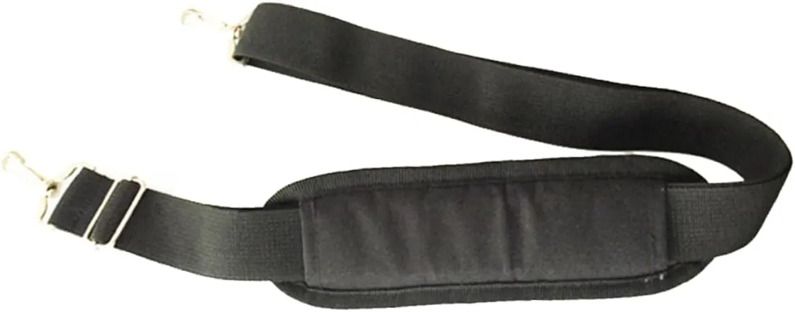 Lurrose Computer Briefcase Bag Strap Shoulder Belt Wide Shoulder Strap Shoulder Sling Belt Black