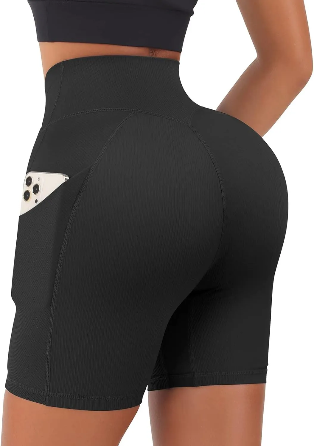 Maternity Yoga Shorts Biker Women High Waisted Shorts Shorts Butt Cross Waist Workout Lifting V Yoga Shorts