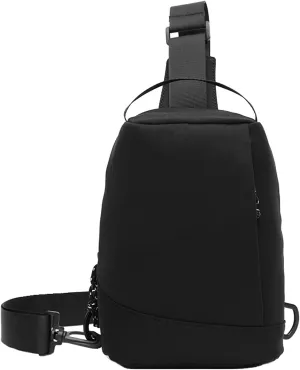 Men Messenger Bag Bags Solid Color Fashion Shoulder Bag Casual Large Capacity Waist Bag Big Tote Bags (Black, One Size)