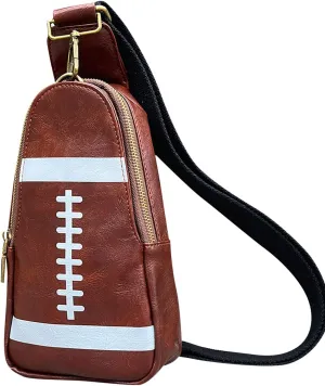 Men Women Baseball Shoulder Bags Chest Bag Sports Baseball Messenger Bags Messenger Satchel Bag for Men (A, One Size)