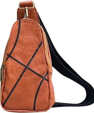 Men Women Baseball Shoulder Bags Chest Bag Sports Baseball Messenger Bags Messenger Satchel Bag for Men (C, One Size)