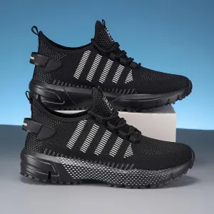 Men's Breathable Non-Slip Sneakers for Spring/Summer - Lightweight Casual Shoes for Outdoor Activities, Jogging & Park Workouts