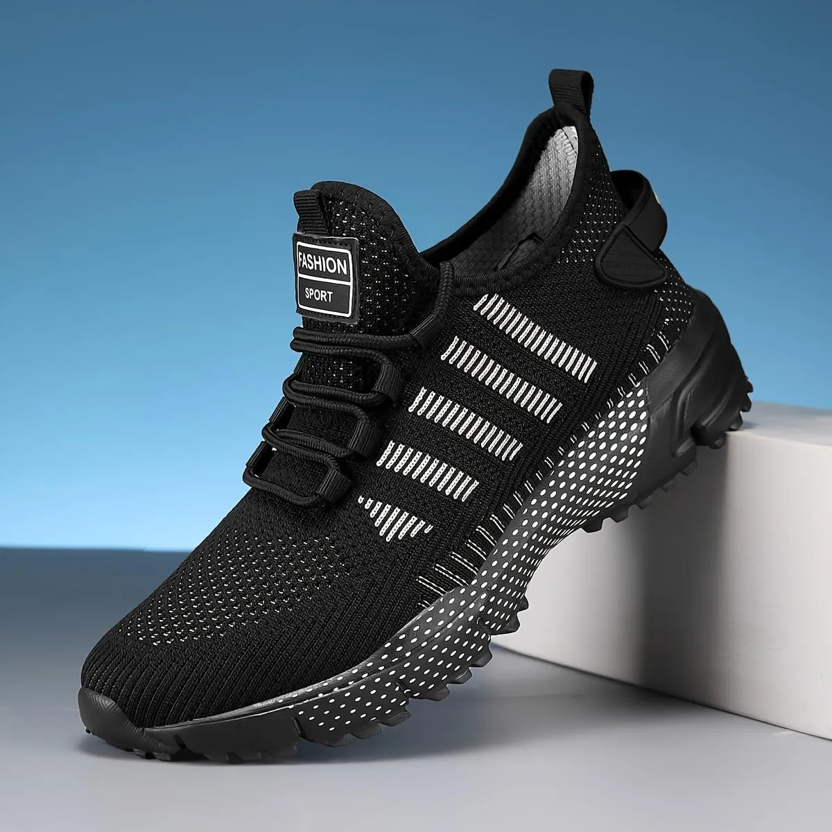 Men's Breathable Non-Slip Sneakers for Spring/Summer - Lightweight Casual Shoes for Outdoor Activities, Jogging & Park Workouts