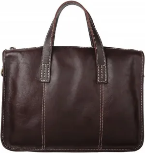 Men's Leather Large Laptop Bags Messenger Bags Work Briefcases Shoulder Bags Totes Handbags Crossbody Bags