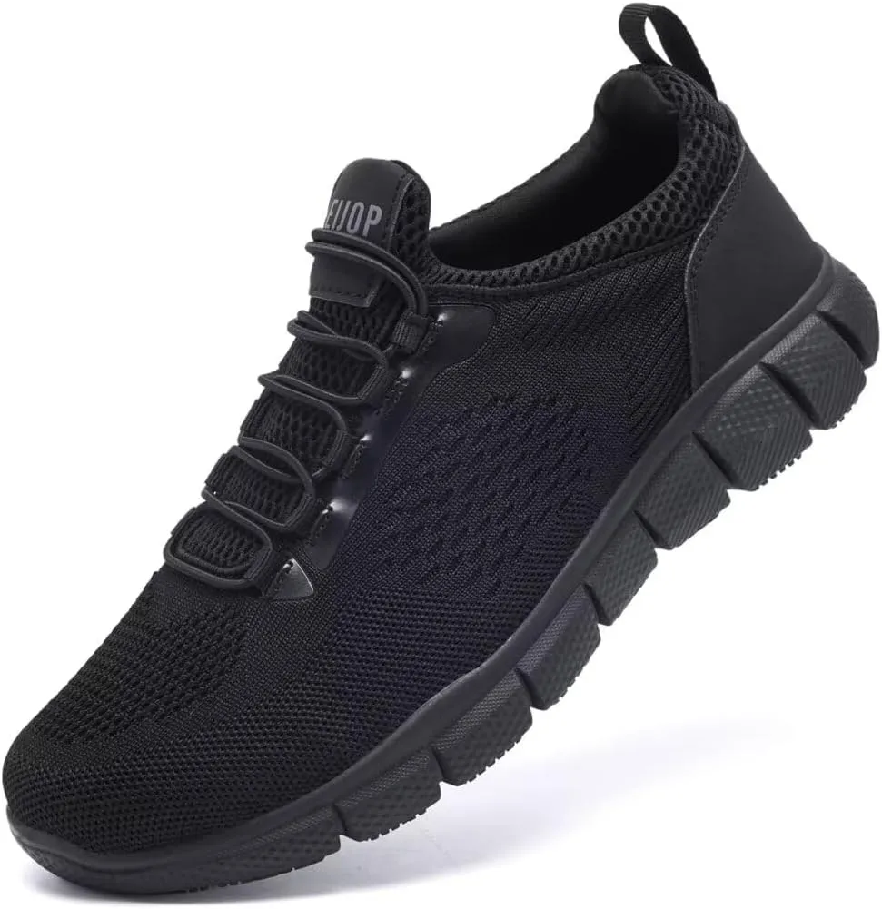 Men's Leather Non Slip Food Service Shoes Comfortable Lightweight Slip Resistant Chef Shoes for Kitchen,Restaurant,Hospital